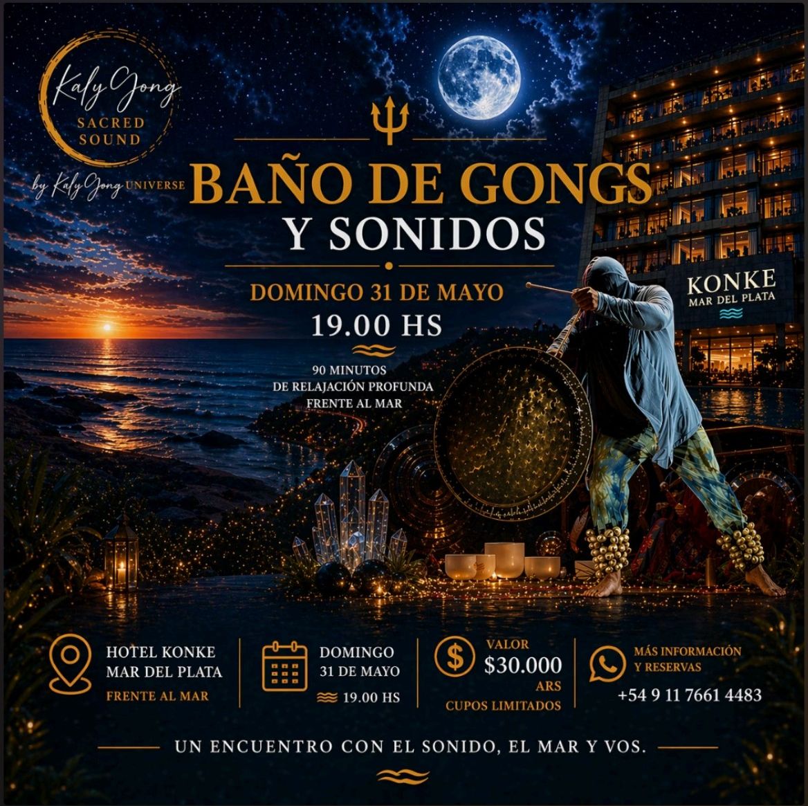 Baño de Gongs y Sonidos